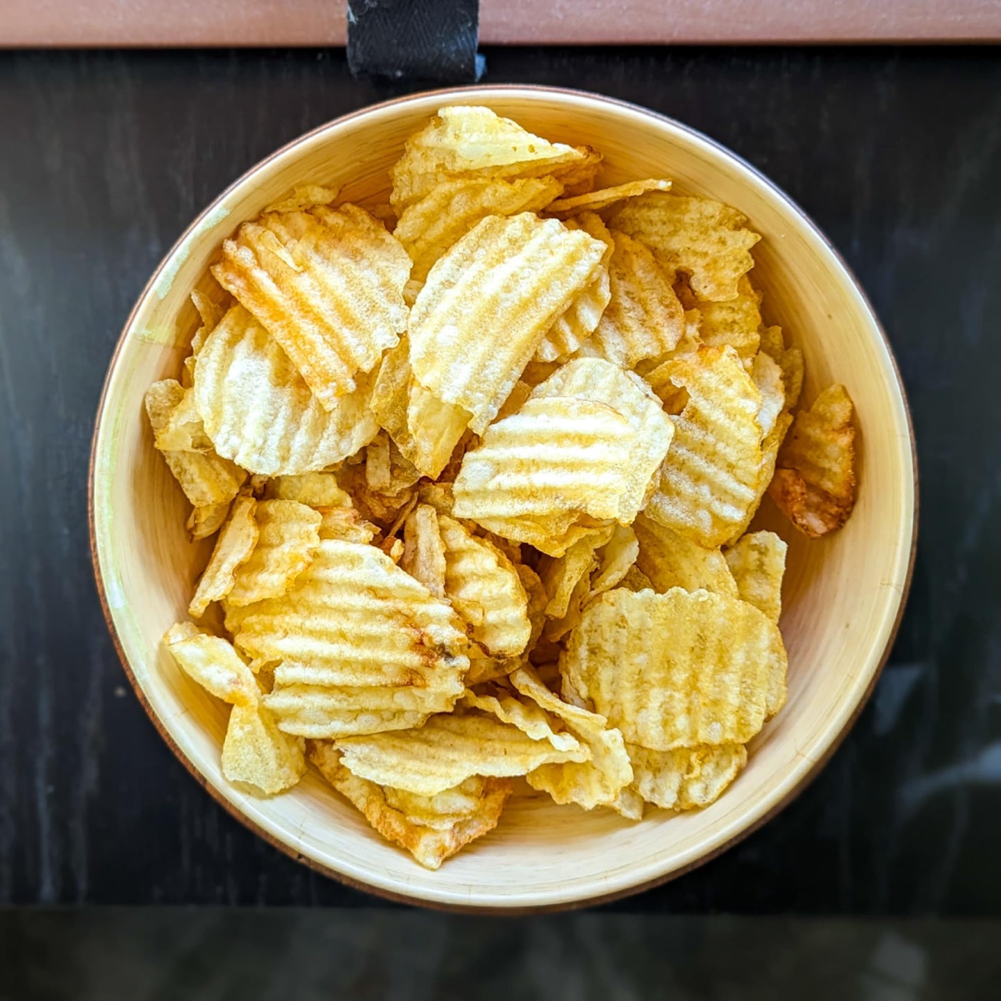 Boulder Canyon Kettle Cooked Potato Chips Wavy Cut 5.25 Oz. Bag Count -Crunchy Chips Cooked In 100 Great For Lunches Or Snacking