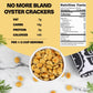 Wicked Minis Soup & Oyster  Ers - Saltine & Salted Flavored Mini Puffed Soup, Savory Snacking Mix, Seasoned Croutons Salad Toppers,  Ers For Chili 6Oz (Garden Dill, Pack Of 3)