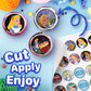 30 X Edible Cupcake Toppers Themed Of Alice In Wonderland Collection Of Edible Cake Decorations | Uncut Edible On Wafer Sheet