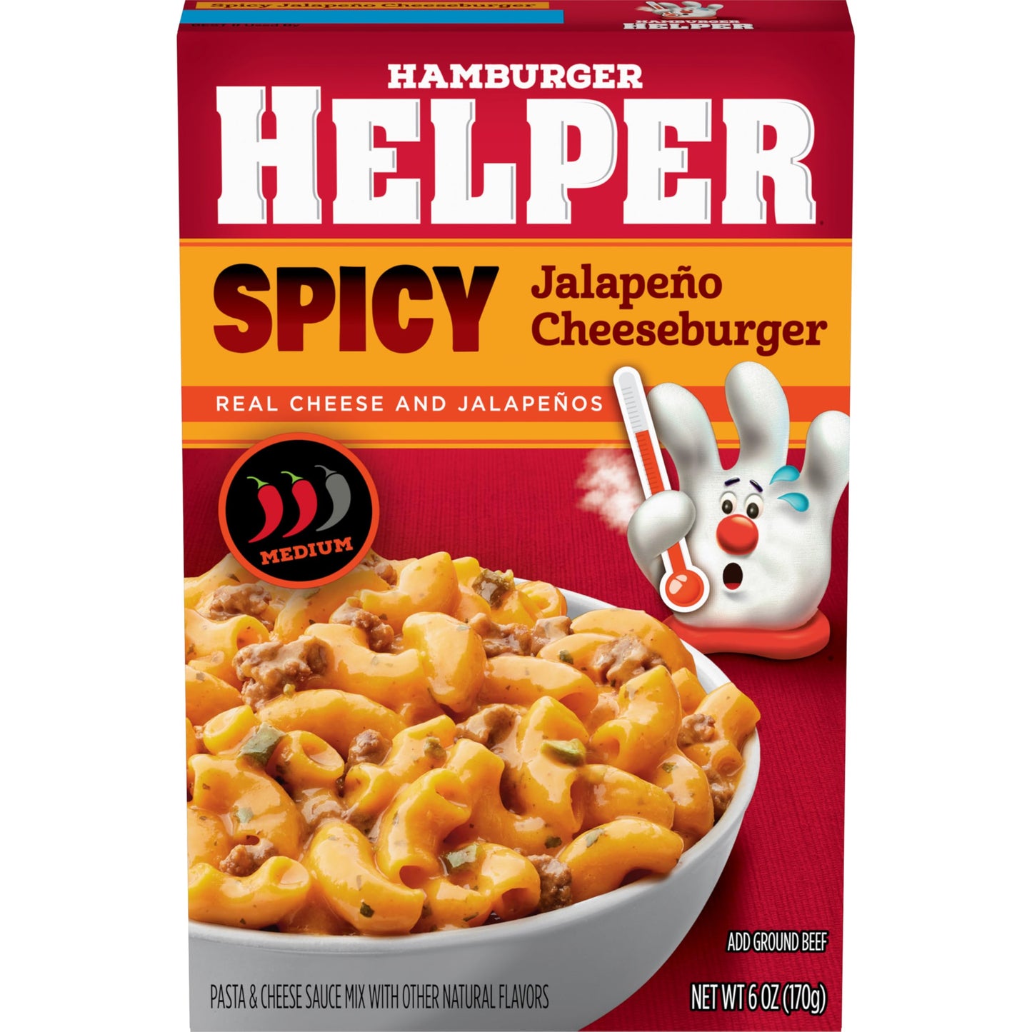 Hamburger Helper Spicy Jalapeno Cheeseburger, 6 oz (Pack of 1)