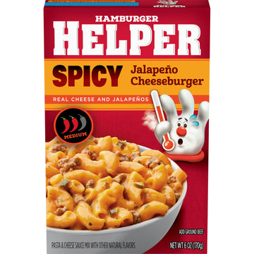 Hamburger Helper Spicy Jalapeno Cheeseburger, 6 oz (Pack of 1)
