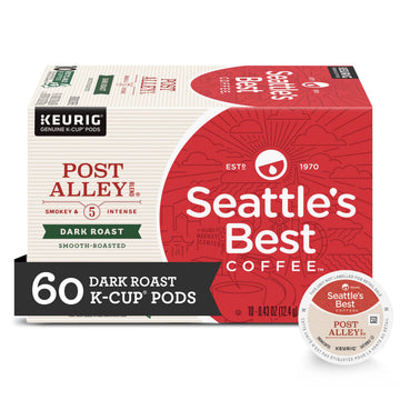 Seattles Best Coffee Post Alley Blend Dark Roast K-Cup Pods | 6 Boxes Of 10 (60 Total Pods)