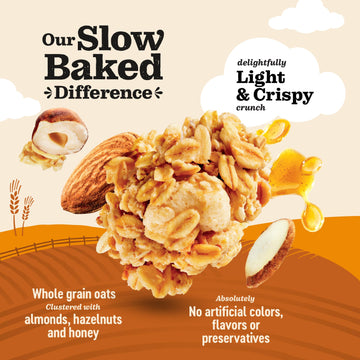 Jordans Cereals | Delightfully Crisp Slow-Baked Granola | No Artificial Flavors, Colors, Or Preservatives | Healthy Snacks For A