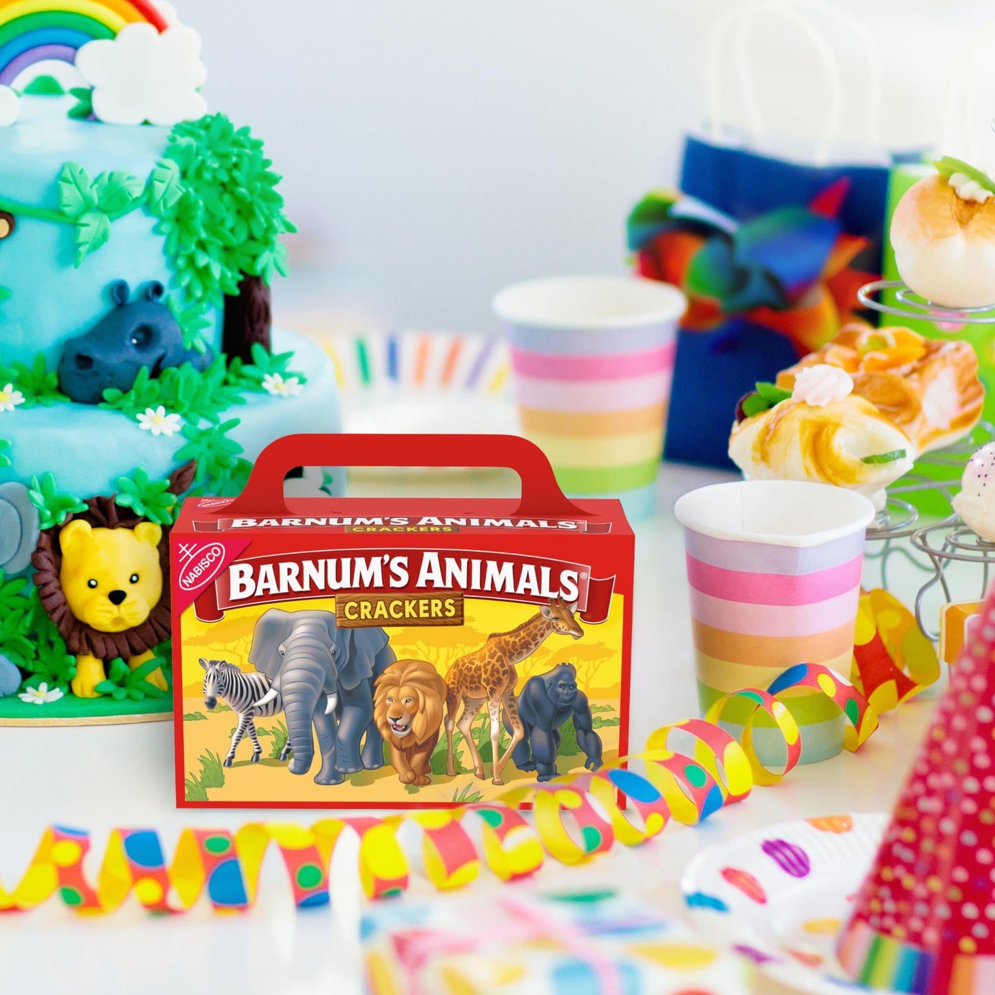BARNUMS Original Animal Crackers, Bulk Kids Snacks, 12 - 2.13 oz Boxes