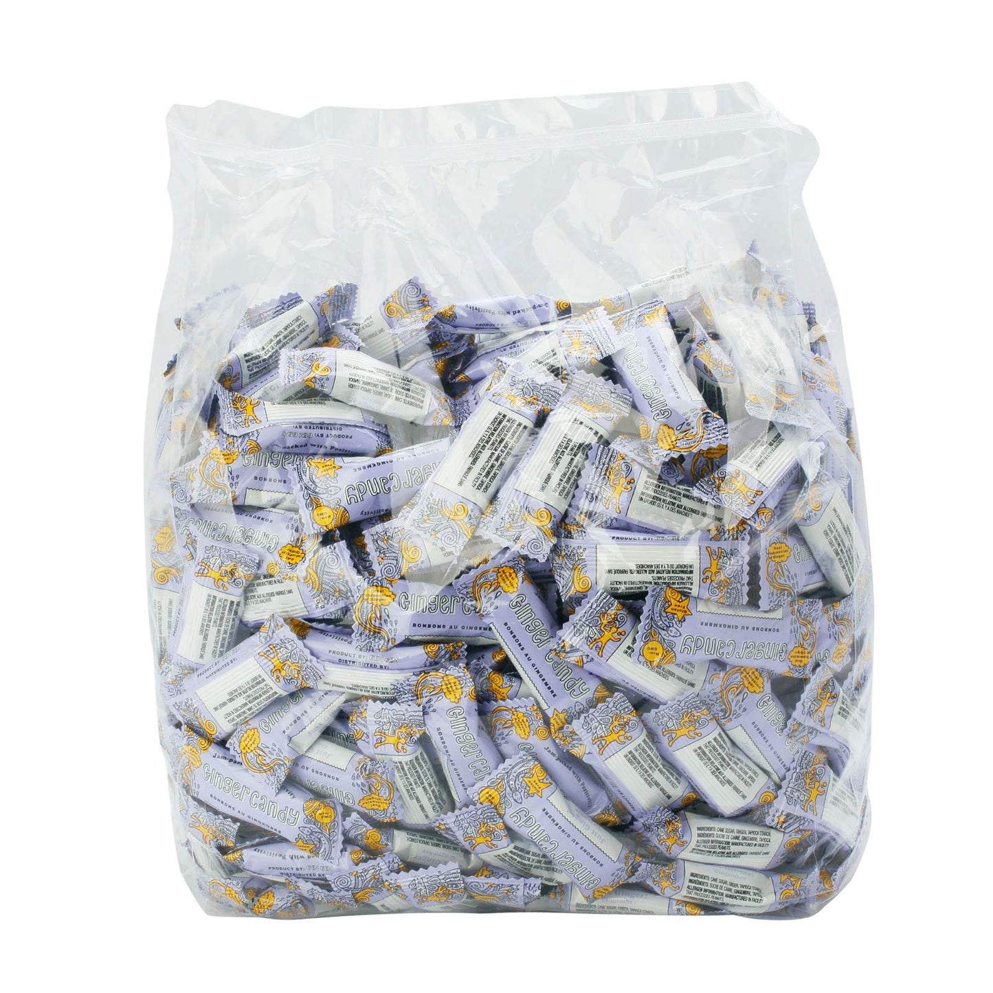 Gem Gem Ginger Candy Chewy Ginger Chews (1 Pound Bulk Pack) (Original)