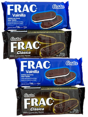 Cockie Vanilla and Chocolate Sandwich Cookies, 4.6 oz, Variety Pack