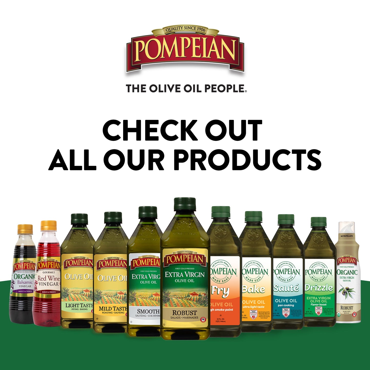 Pompeian Made Easy Drizzle Extra Virgin Olive Oil, Flavor Boost, Perfect For Boosting The Flavor Of Salads And Vegetables, American Heart Association Certified, Non-Allergenic, Non-Gmo, 16 Fl Oz (Pack Of 1)