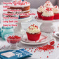 Sugarzy Edible Pearl Sugar Sprinkles for Baking, 130g, Red Pearl, Perfect for Cupcakes, Cookies, Donuts, and Party Decorations