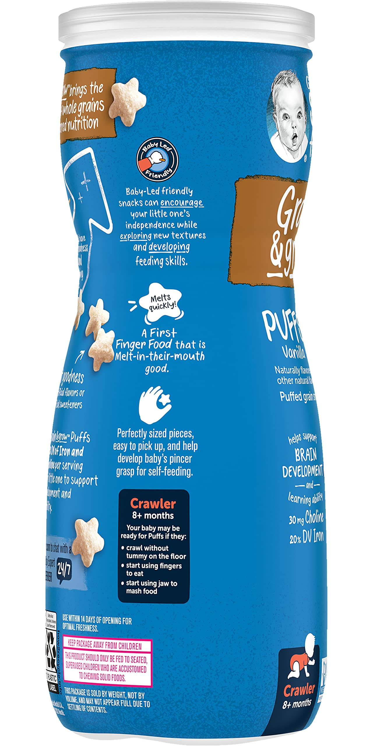 Gerber Baby Snacks Puffs (Vanilla) (Pack Of 6)