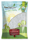 Food to Live Organic Fine Shredded Coconut, 4 Pounds - Non-GMO, Raw, Unsweetened, Unsulfured, Desiccated, Shaved Meat. Vegan, Ke