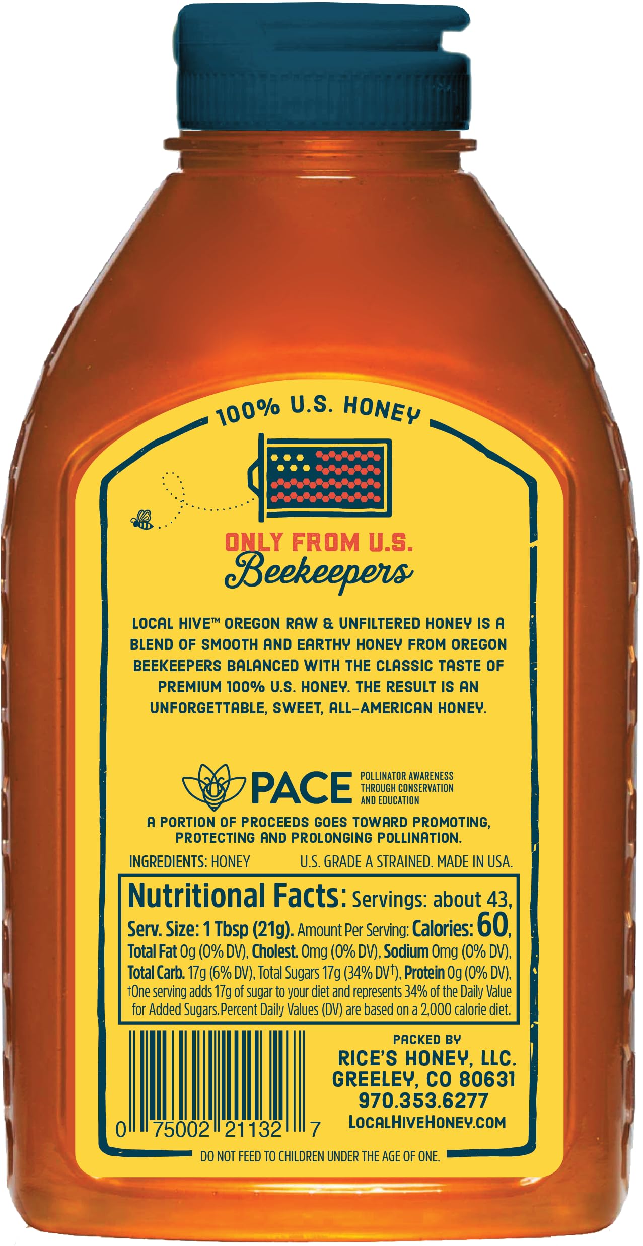 Local Hive Oregon Honey Blend, 16 Oz