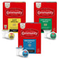 Community Coffee All Day Variety Pack, Medium Dark Roast, Decaf, 72 Count Coffee Pods, Compatible with Keurig 2.0