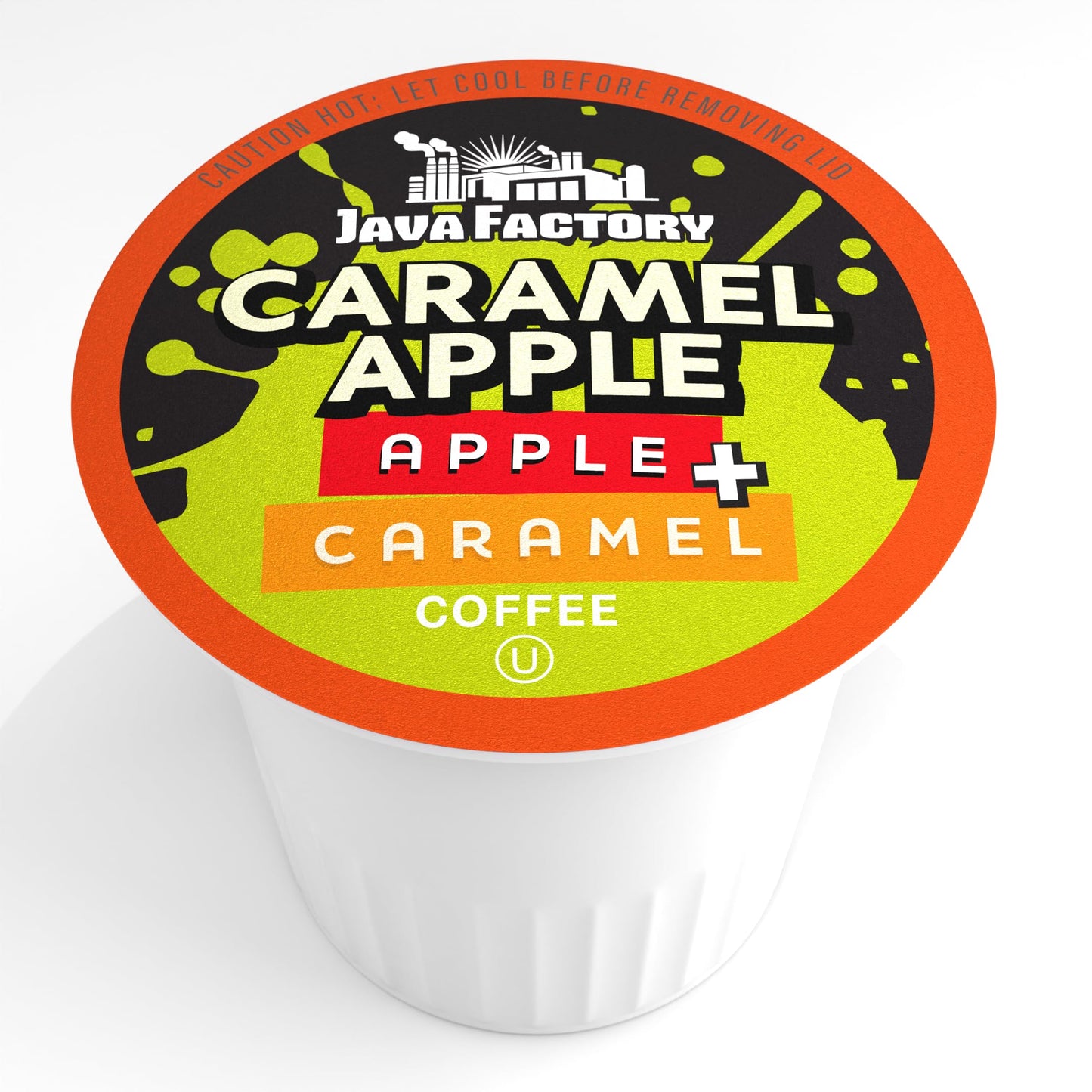 Java Factory Flavored Coffee Pods  Caramel Apple  Compatible with K Cup malt-inspired Including 2.0  40 Count