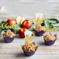 ZHUOWEISM 24 PCS malt-inspired Mug Cupcake Toppers Gold Glitter for Weddings and Parties - Design6