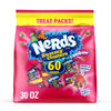 NERDS Gummy Clusters, Candy Treat Packs, Rainbow, Crunchy and Gummy, Halloween Candy Variety Pack Trick-or-Treat Assortment, 30 