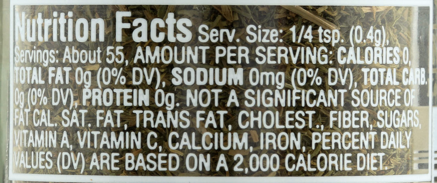 Morton & Bassett Organic Dill  , Gluten Free, Non-GMO, 0.8 oz Jar