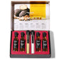 Thoughtfully Gourmet Truffle Salt & Olive Oil Gift Set, 6 Pieces, Includes 4 Extra Virgin Olive Oils, 2 Truffle Salts, Green, 2 Ounce