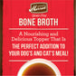 Merrick Grain Free Bone Broth, Enhanced Human Grade And Gluten Free Dog And Cat Food Topper Pouches, Beef - 16 Oz. Pouch