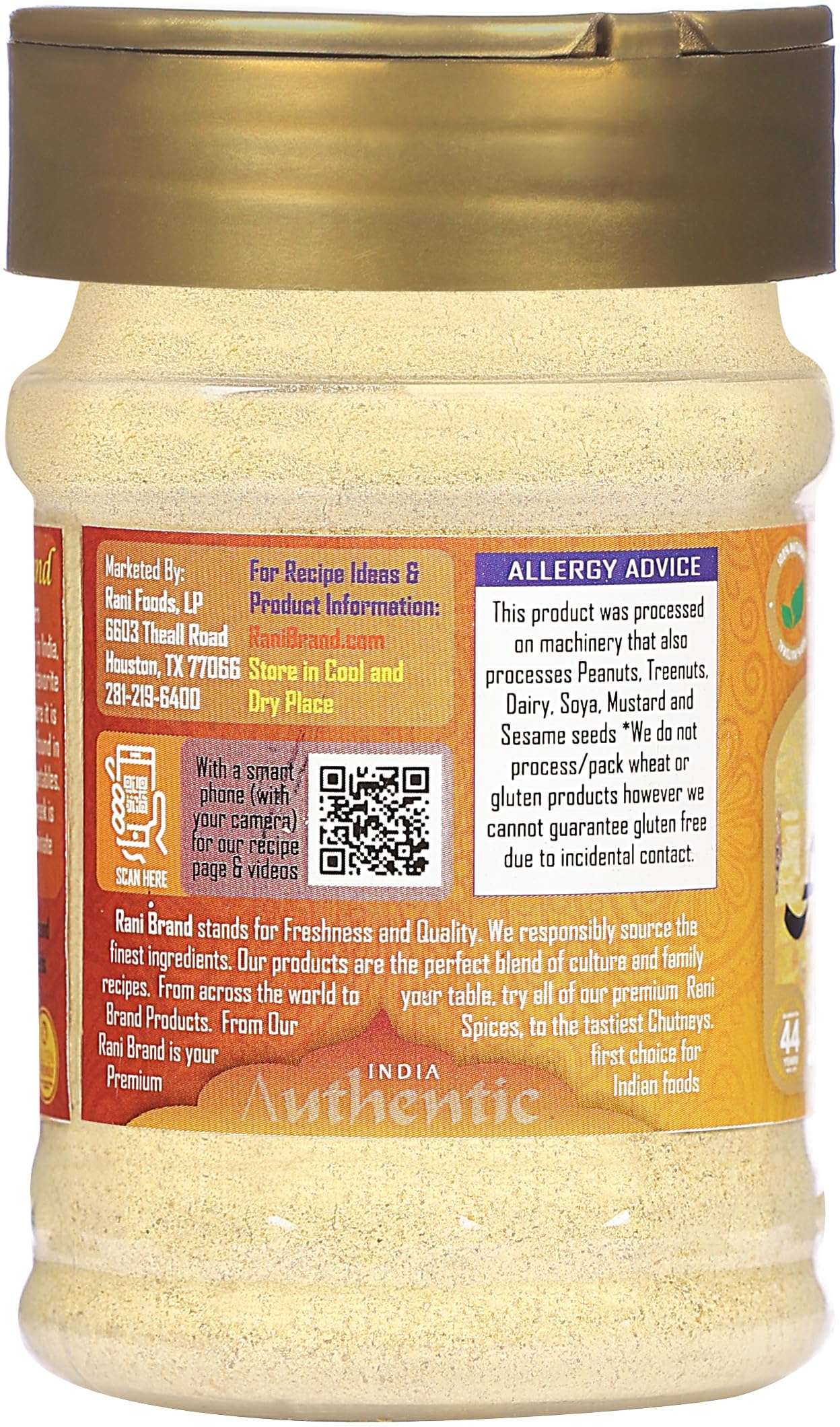 Rani Fenugreek (Methi) Seeds Ground Powder 3Oz (85G) Pet Jar, Trigonella Foenum Graecum ~ All Natural | Vegan | Gluten Friendly | Non-Gmo | Kosher | Indian Origin, Used In Cooking & Ayurvedic Spice