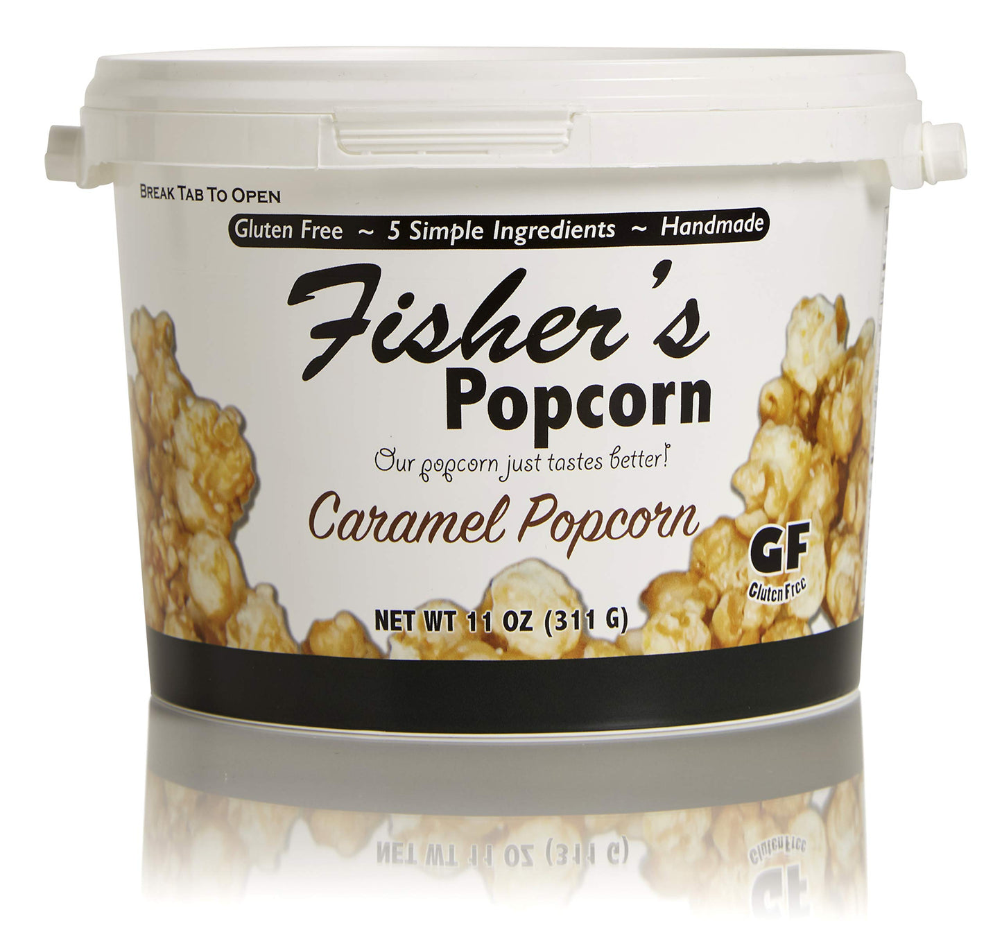 Fishers Popcorn | Caramel Flavor | 11oz Tub