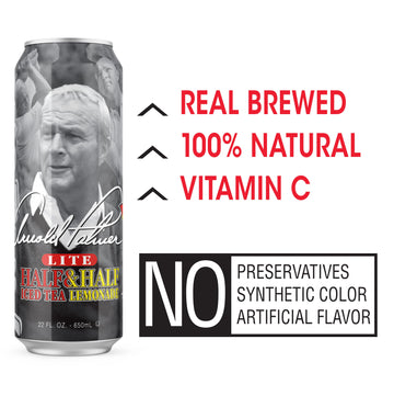 Arizona Arnold Palmer Half And Half - Big Can, 22 Fl Oz (Pack Of 24)