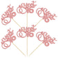 24Pcs Sweet 16 Cupcake Toppers Glitter Sixteen 16Th Birthday Cupcake Picks Cheers To 16 Years Old Cupcake Decorations For 16Th B