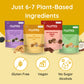 Mini Peanut Butter Bars Variety Pack - Vegan  High Protein  Low Sugar  Low Calorie  All Natural  Gluten Free - Crunchy Plant Based Snack - 4 Bags with 8 Individually Wrapped Pieces