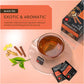 Wissotzky Masala Chai Black Tea (6 Pack - 120 Tea Bags) | Aromatic Chai Tea | Antioxidant Rich | Comforting Tea | Black Tea Bags