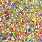 Manvscakes Edible Cake Sprinkles, Gluten Free, 4 Ounce, Rainbow Color, Perfect for Cookies and Desserts