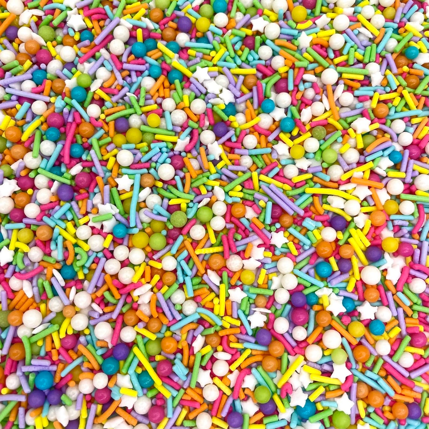 Manvscakes Edible Cake Sprinkles, Gluten Free, 4 Ounce, Rainbow Color, Perfect for Cookies and Desserts