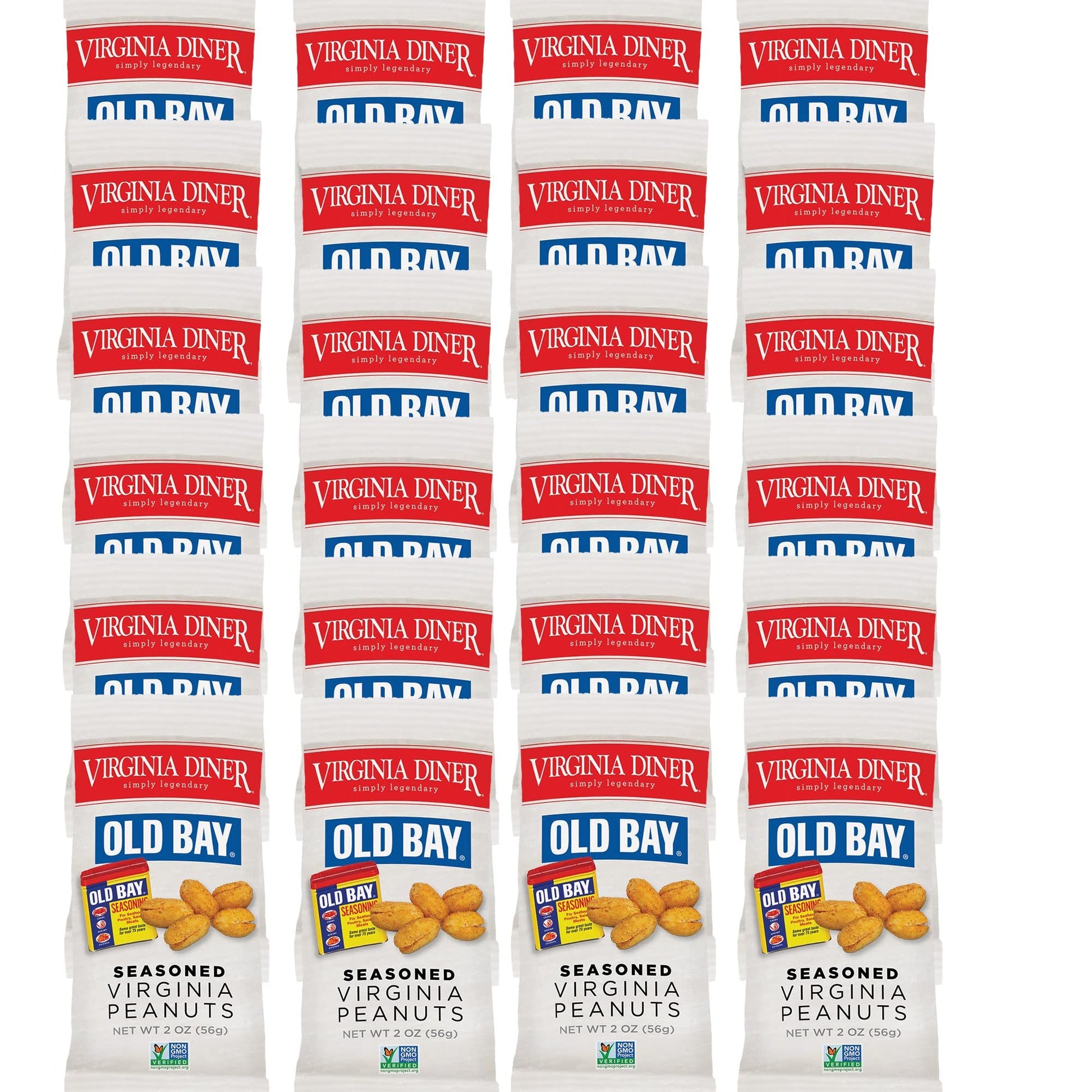 Virflavor Blendia Diner Old Bay Seasoned Extra Large Virflavor Blendia Peanuts Ideal For Parties  Lunch Boxes  Personal Snacking 2 Ounce (Pack Of 24)