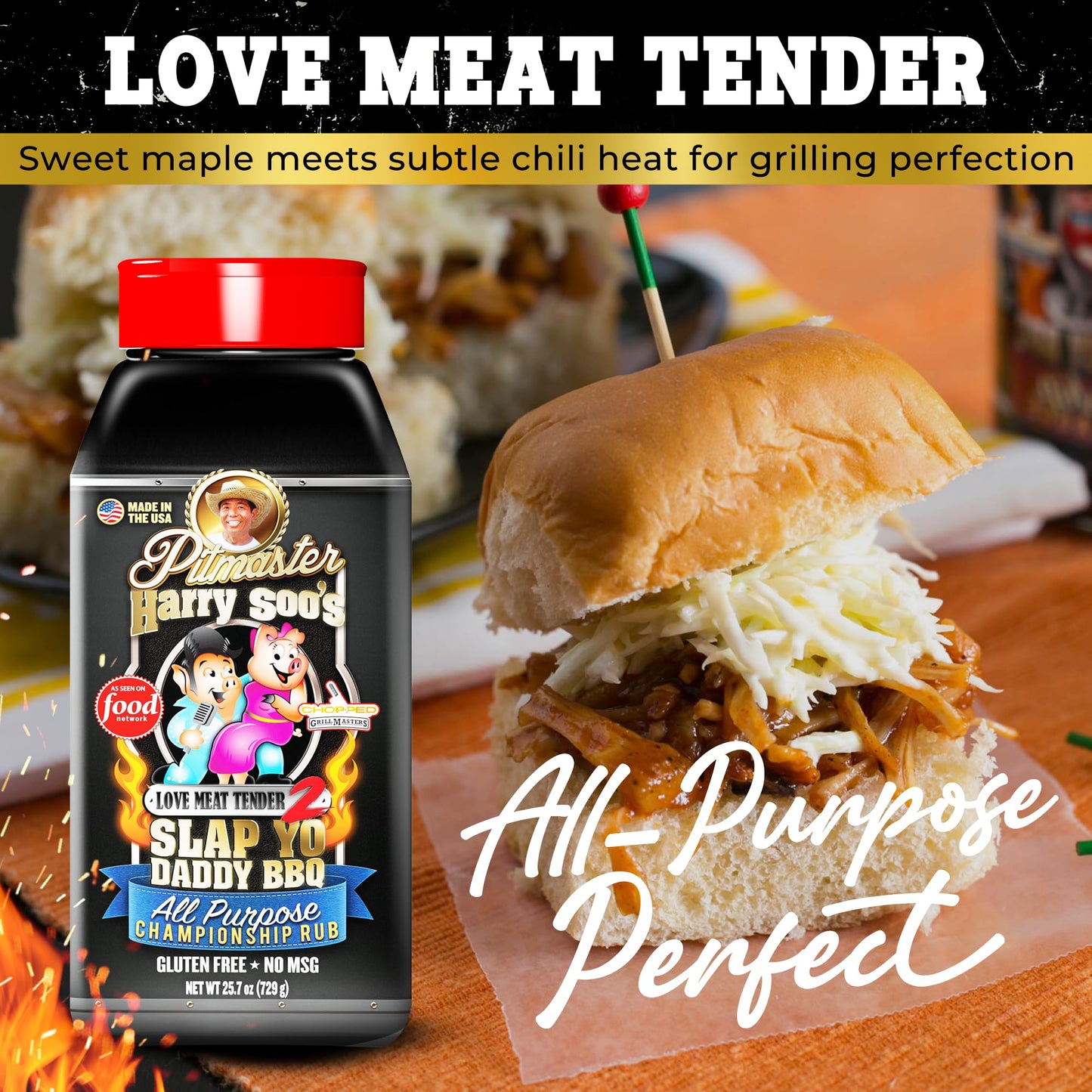 Slap Yo Daddy BBQ Rub - All Purpose BBQ Seasoning - No MSG, Gluten Free - 26 Oz