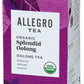 Allegro Tea Organic Oolong Tea Bags, 20 Count, Pack of 1