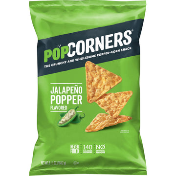 Popcorners Jalapeno Popper Popped Corn Snacks, 6.5 Oz