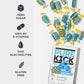 PURE KICK Energy Singles To Go Drink Mix, Jolly Rancher Blue Raspberry, 72 Packets, Convenient 0.13 Ounce Size