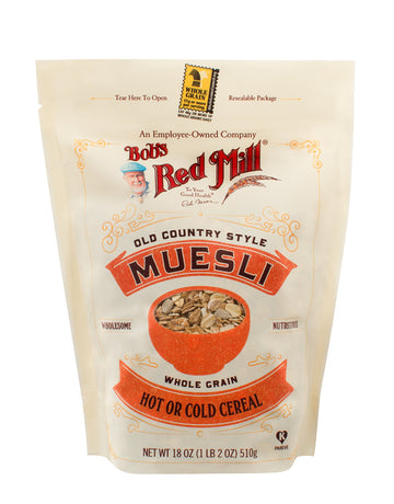 Bob's Red Mill Old Country Style Muesli Cereal, 18-ounce (Package May Vary)