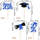36 Pcs 2024 Graduation Theme Cupcake Toppers Glitter Class Of 2024 Cupcake Picks Diploma Grad Cap Cake Decorations For 2024 Grad