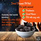 Oh! Nuts Dried Prunes Pitted - 1.5 Lb - California Sun Dried Angelino Red Plums - No Sugar Added - Dehydrated Fruit Bites - Pack