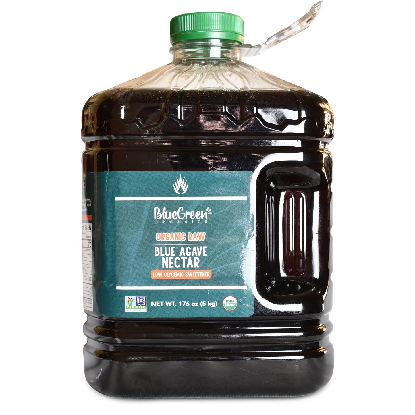 Blue Green Agave Organic Nectar, Raw Blue, 176 Ounce