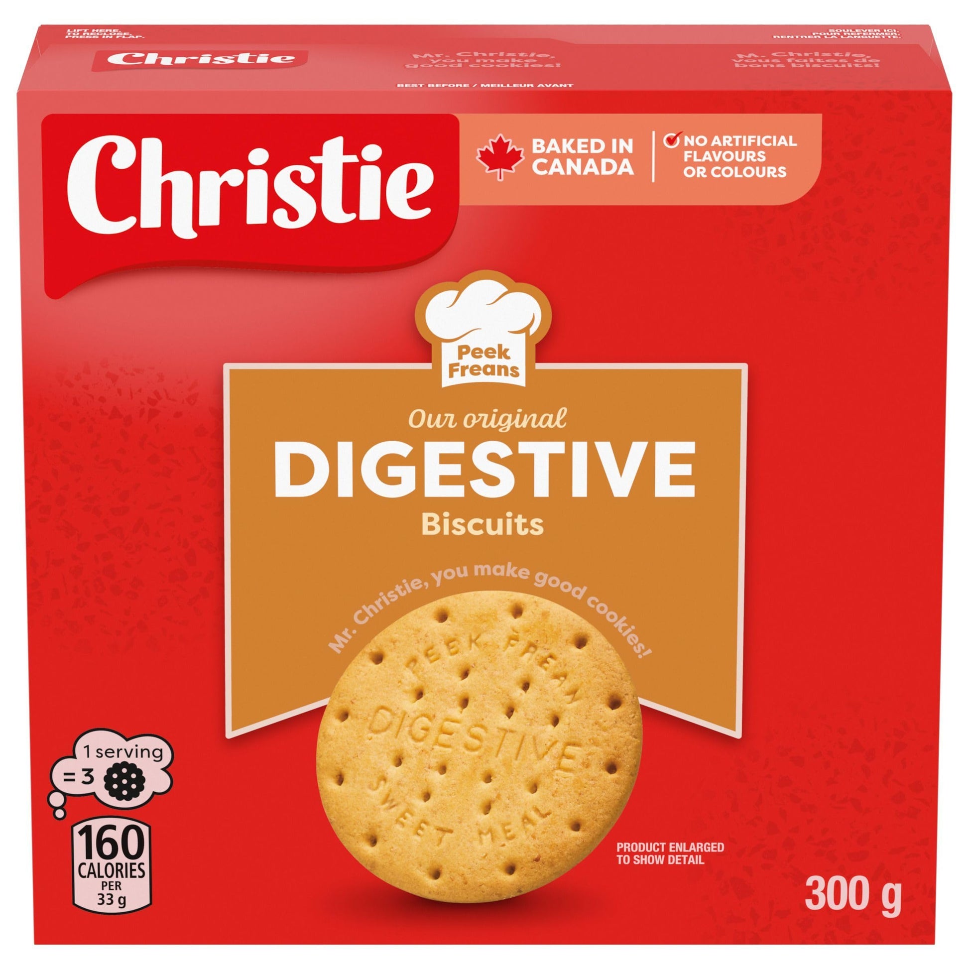 Peek Freans Digestive Biscuits/Cookies, 300G/10.6 Oz., {Imported From Canada}
