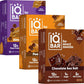 IQBAR Brain and Body Plant Protein Bars - Chocolate Lovers Variety - 36 Count, Low Carb, High Fiber, Gluten Free, Vegan Snacks -