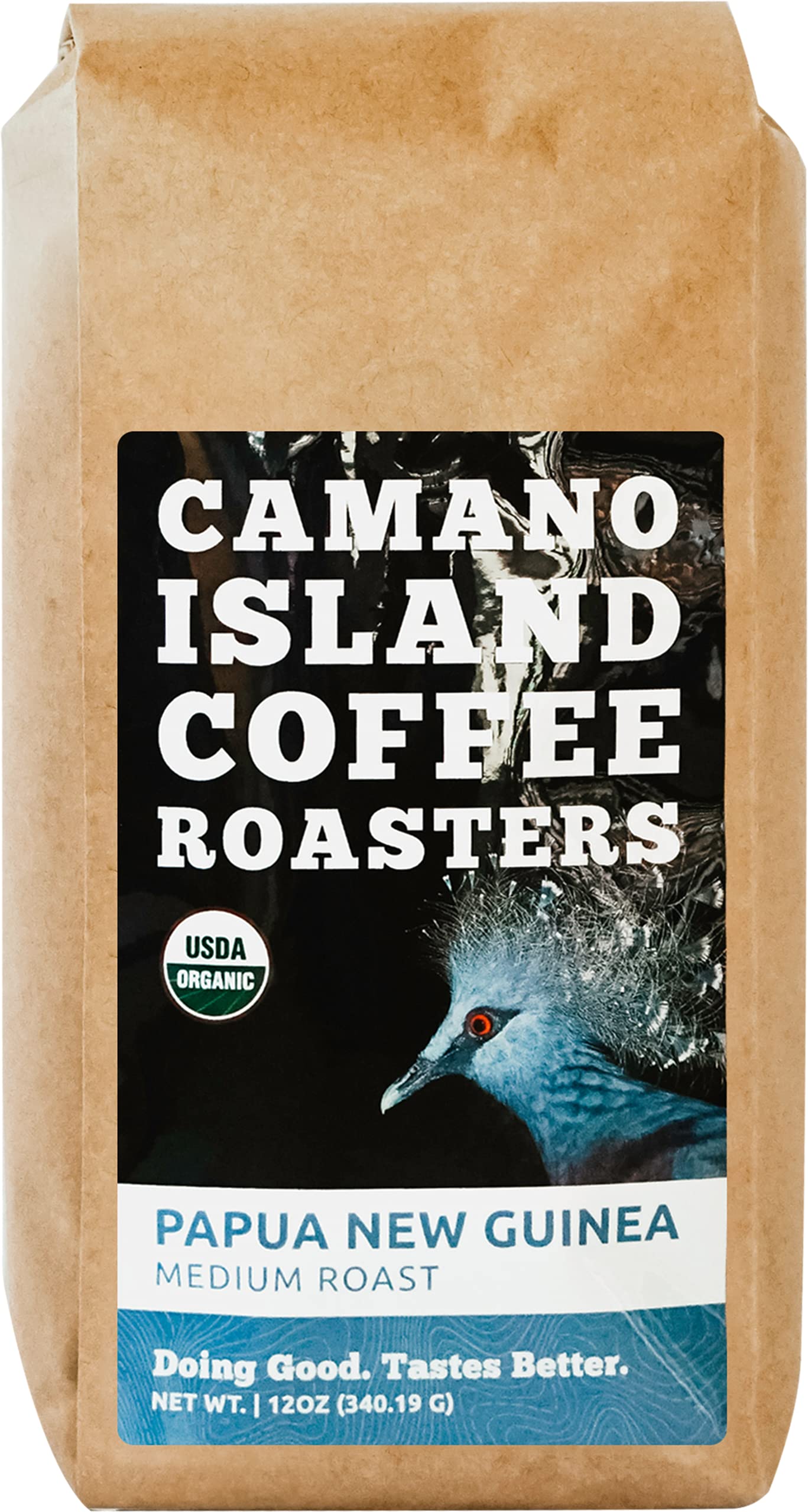 Camano Island Coffee Roasters Papua New Guinea Whole Bean 12Oz Fresh Medium Roast, Usda Organic, Fairly Traded, Shade Grown Top 