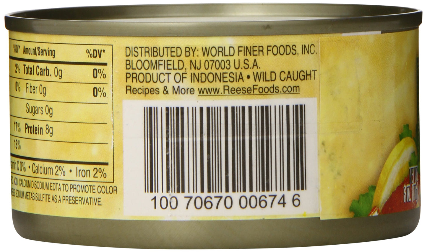 Reese Lump Style Crabmeat, 6-Ounces