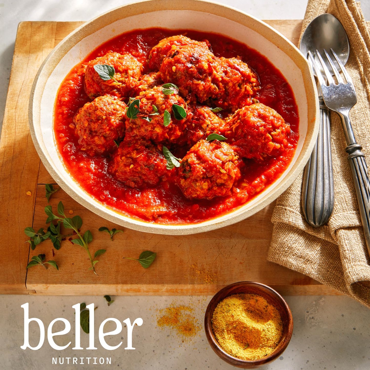 Beller Nutrition Vegitude Power | 1.4 oz | Organic Onion Powder & Garlic Powder No Salt Seasoning Spice Blend with Tumeric & Par