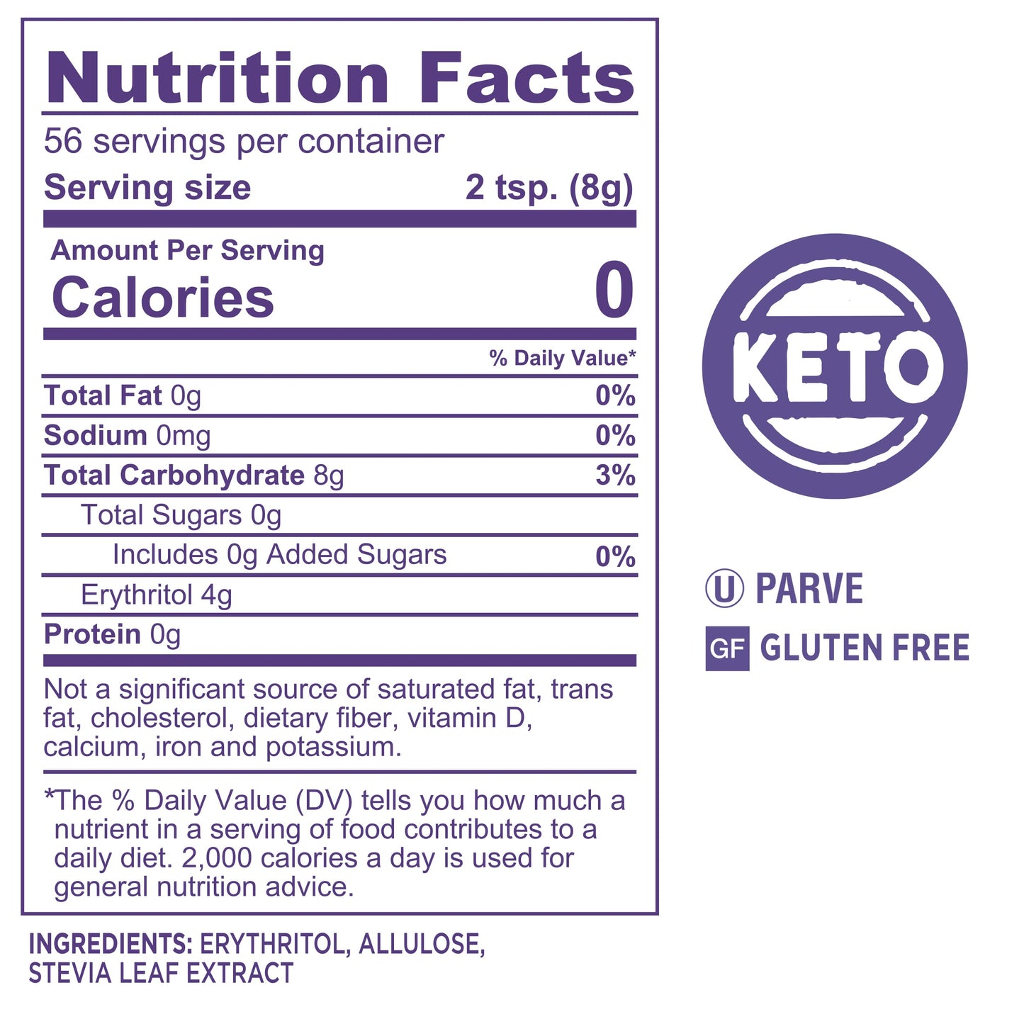 Splenda Magic Baker Zero Calorie Plant Based Granulated Baking Blend With Stevia, Erythritol And Allulose - Zero Sugar, Keto Fri