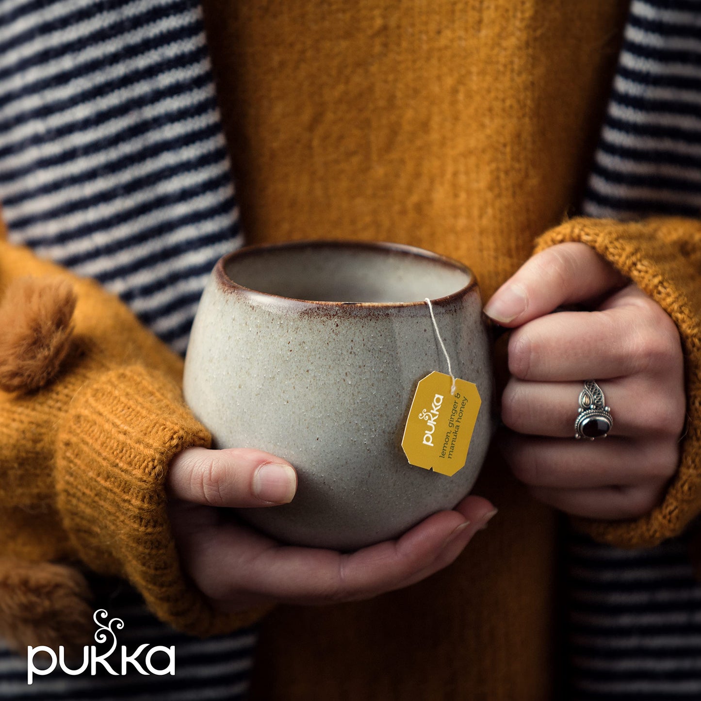 Pukka Organic Herbal Tea Bags, Lemon, Ginger & Manuka Honey, 60 Count (3 Packs)
