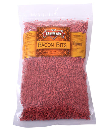 Its Delish Imitation Bacon Bits, Kosher Parve Vegan, 5 LBS Bulk Bag, Perfect for Salads, Eggs, and Baked Potatoes