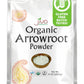 Jiva Organics Organic Arrowroot Flour (Powder) 8 Ounce Bag - Raw, Non-Gmo, Gluten Free
