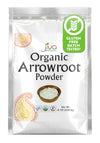 Jiva Organics Organic Arrowroot Flour (Powder) 8 Ounce Bag - Raw, Non-Gmo, Gluten Free