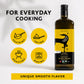 Terra Delyssa First Cold Pressed Organic Extra Virgin Olive Oil, Single Sourced, 1 L (34 Fl. Oz) Dark Glass Bottle - 1 Pack, Non